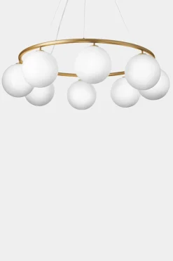 Nuura Miira 8 circular messing / opal