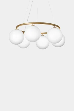 Nuura Miira 6 circular messing / opal