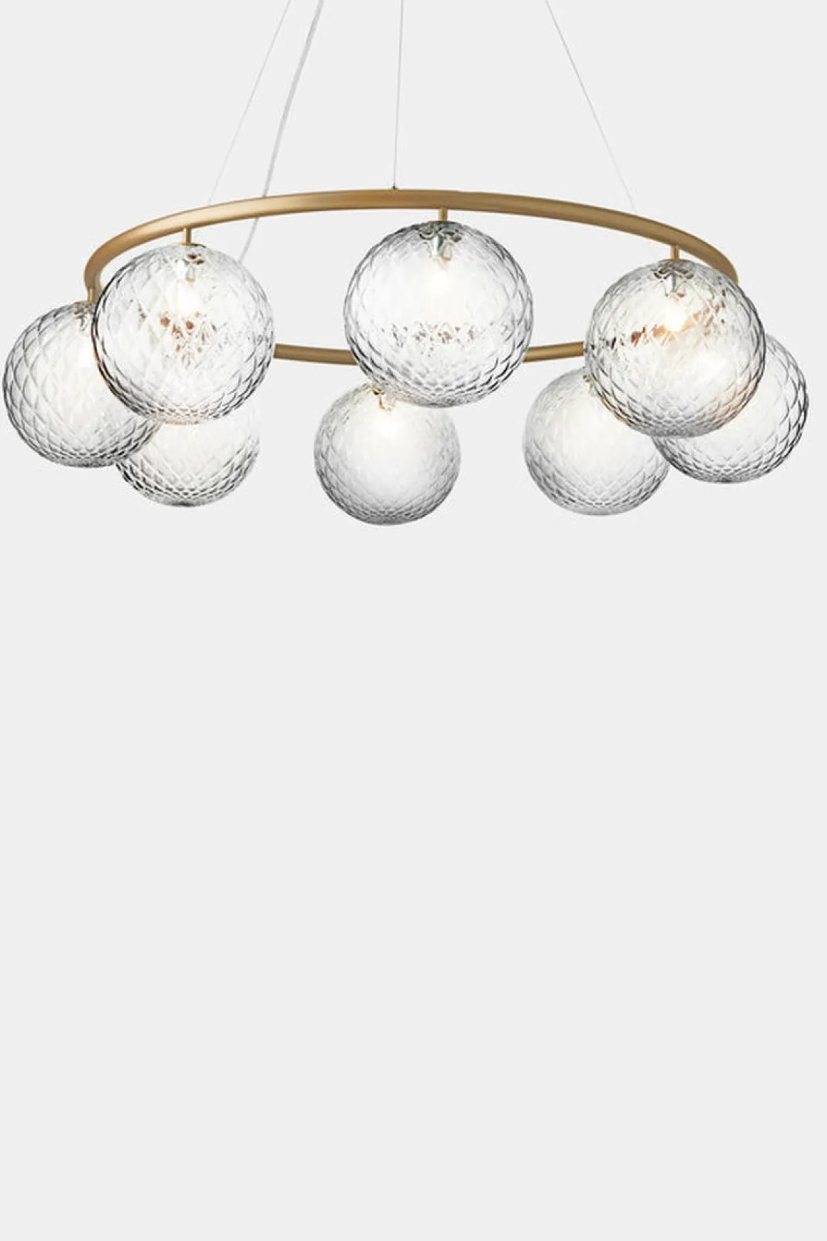 Nuura Miira 8 circular messing / optikk