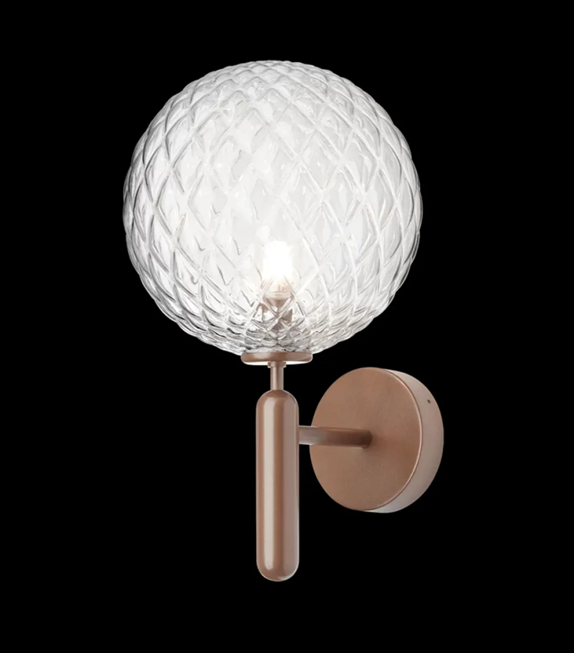 Nuura Miira utendørslampe - bronse / optikk
