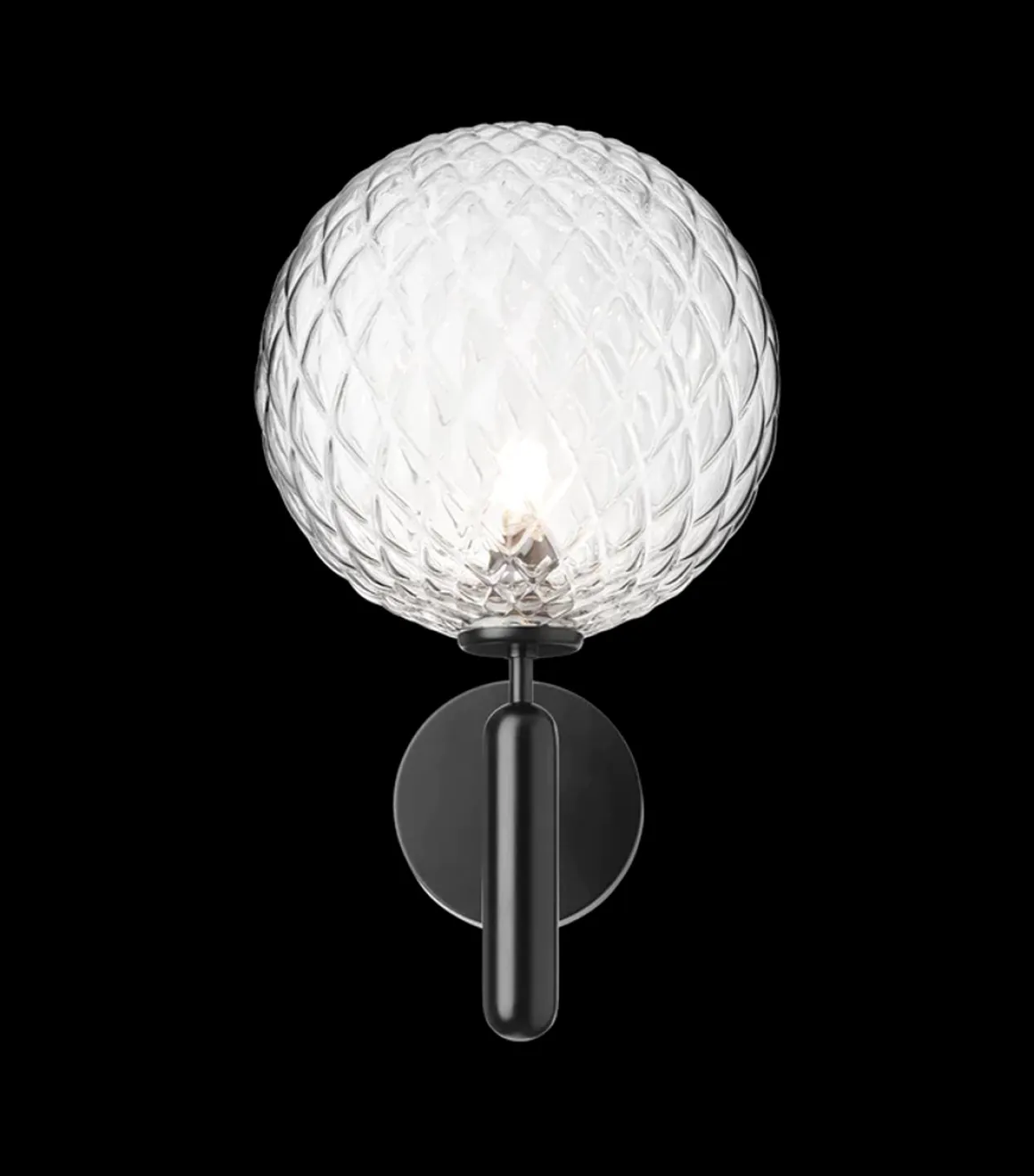 Nuura Miira utendørslampe - svart / optikk
