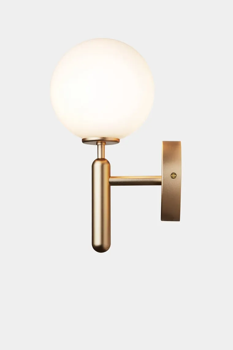 Nuura Miira vegglampe messing / opal