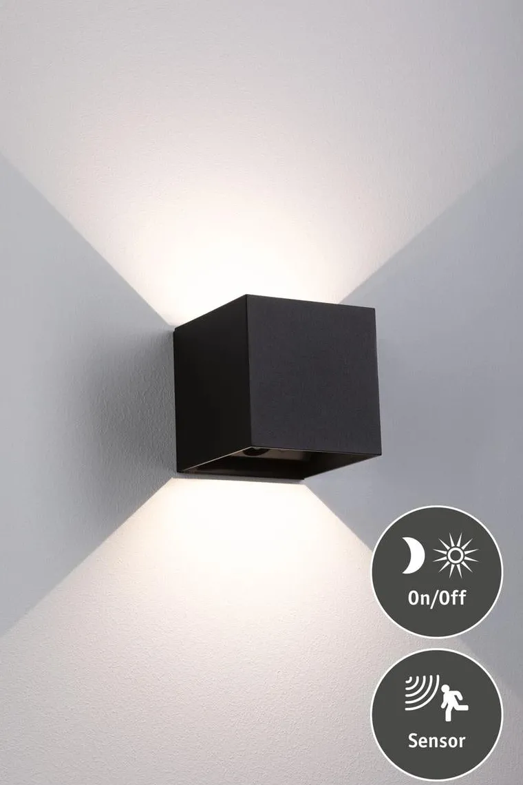 Nyara oppladbar vegglampe opp/ned lys med sensor