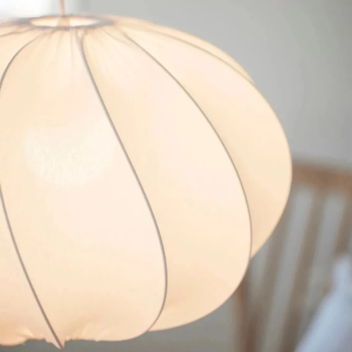 Olivia Twist takpendel 50 cm - Hvit