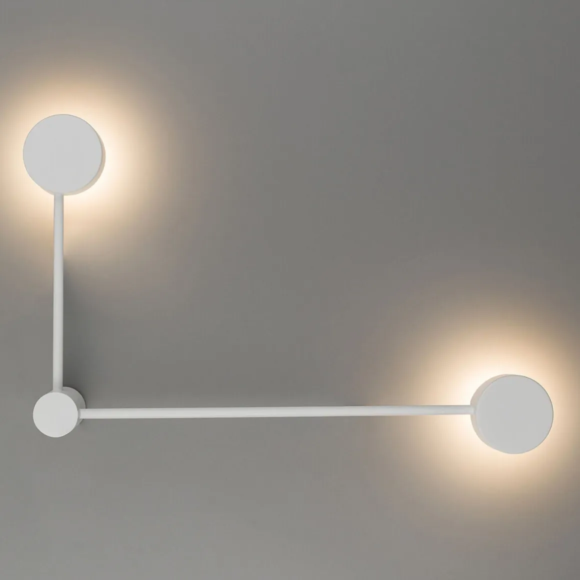 Orbit 2 vegglampe 20/40 - Hvit