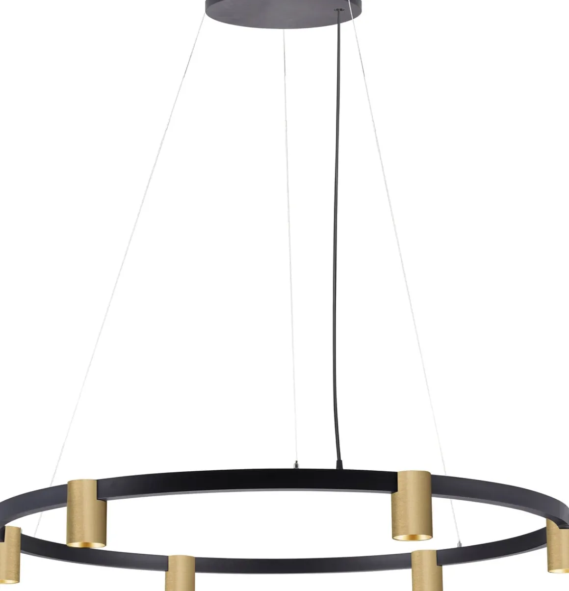 Oz K6 circular takpendel 90 cm - Svart/Gullfarget