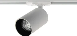 Oz spotskinne 5 spotter 2 meter - Pure white/Svart