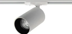 Oz spotskinne 4 spotter 2 meter - Pure white/Svart