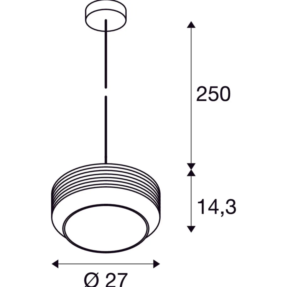 Pantilo rope takpendel 27 cm