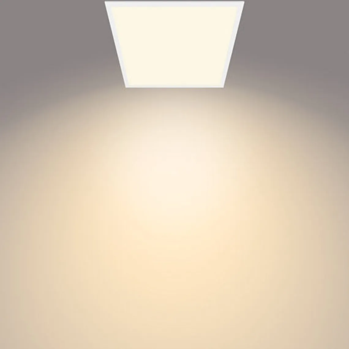 Philips CL560 taklampe 60x60cm 36W 2700K 3-steg dim - Hvit
