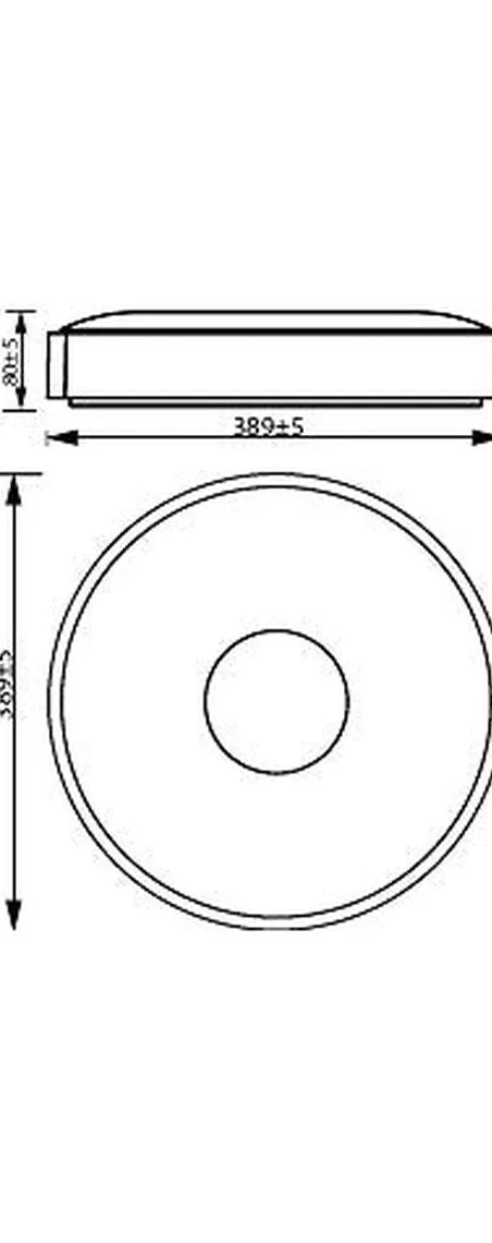 Philips Coiner taklamper 24W 2700 Kelvin - 3-steg dim