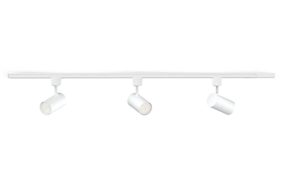 Philips EasyLink Zilo spotskinne med 3 spotter - 1 meter