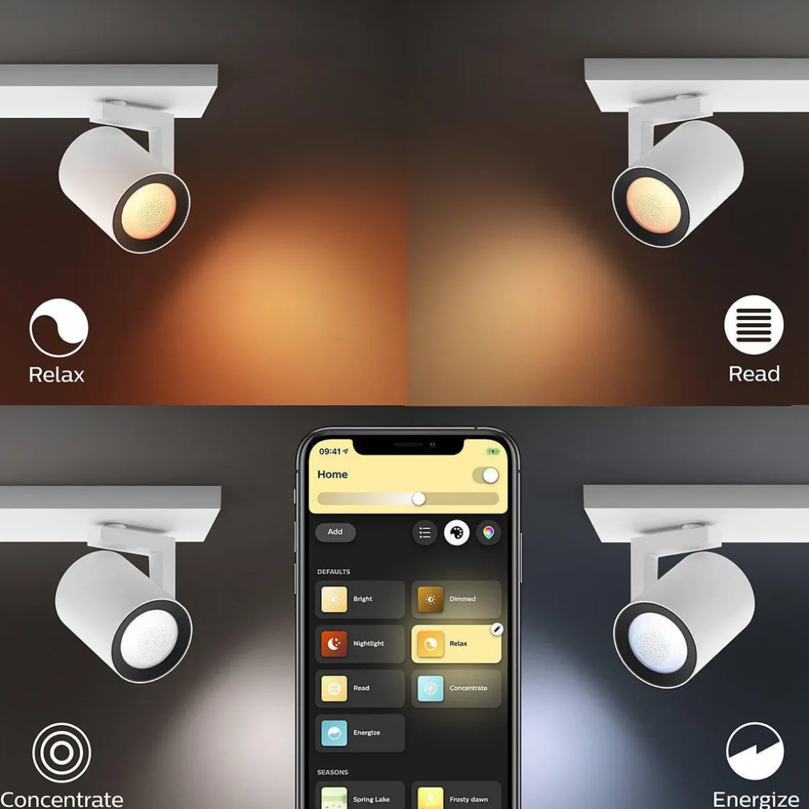 Philips Hue Argenta dobbel spotlight white and colore ambiance