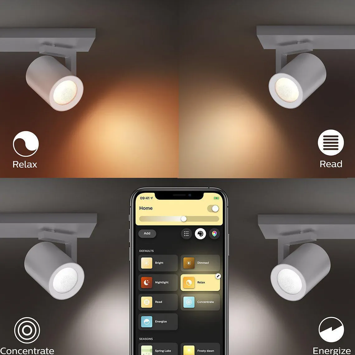Philips Hue Argenta enkel spotlight white and colore ambiance