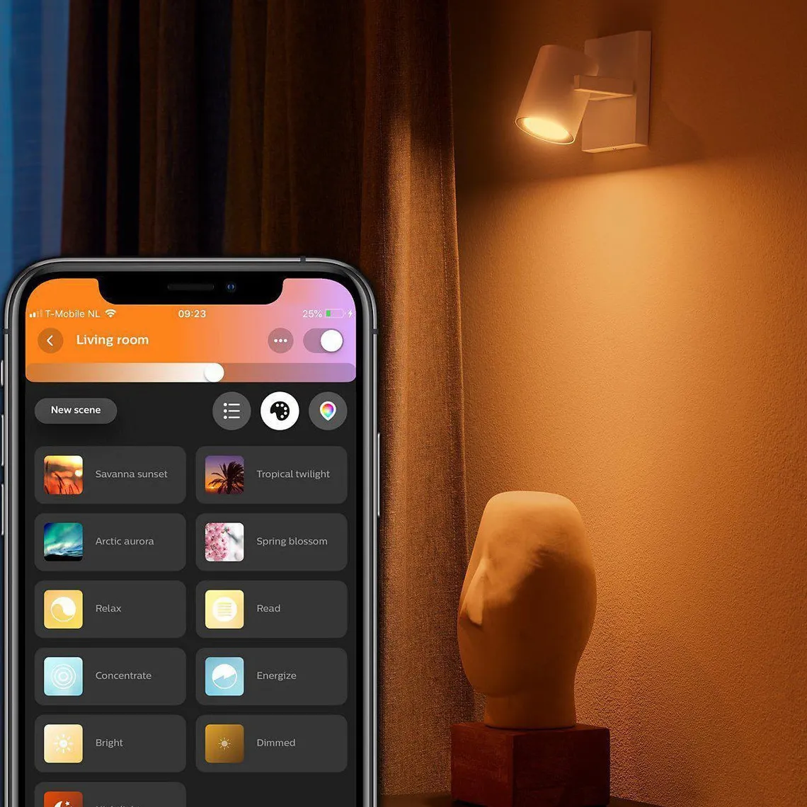 Philips Hue Argenta enkel spotlight white and colore ambiance