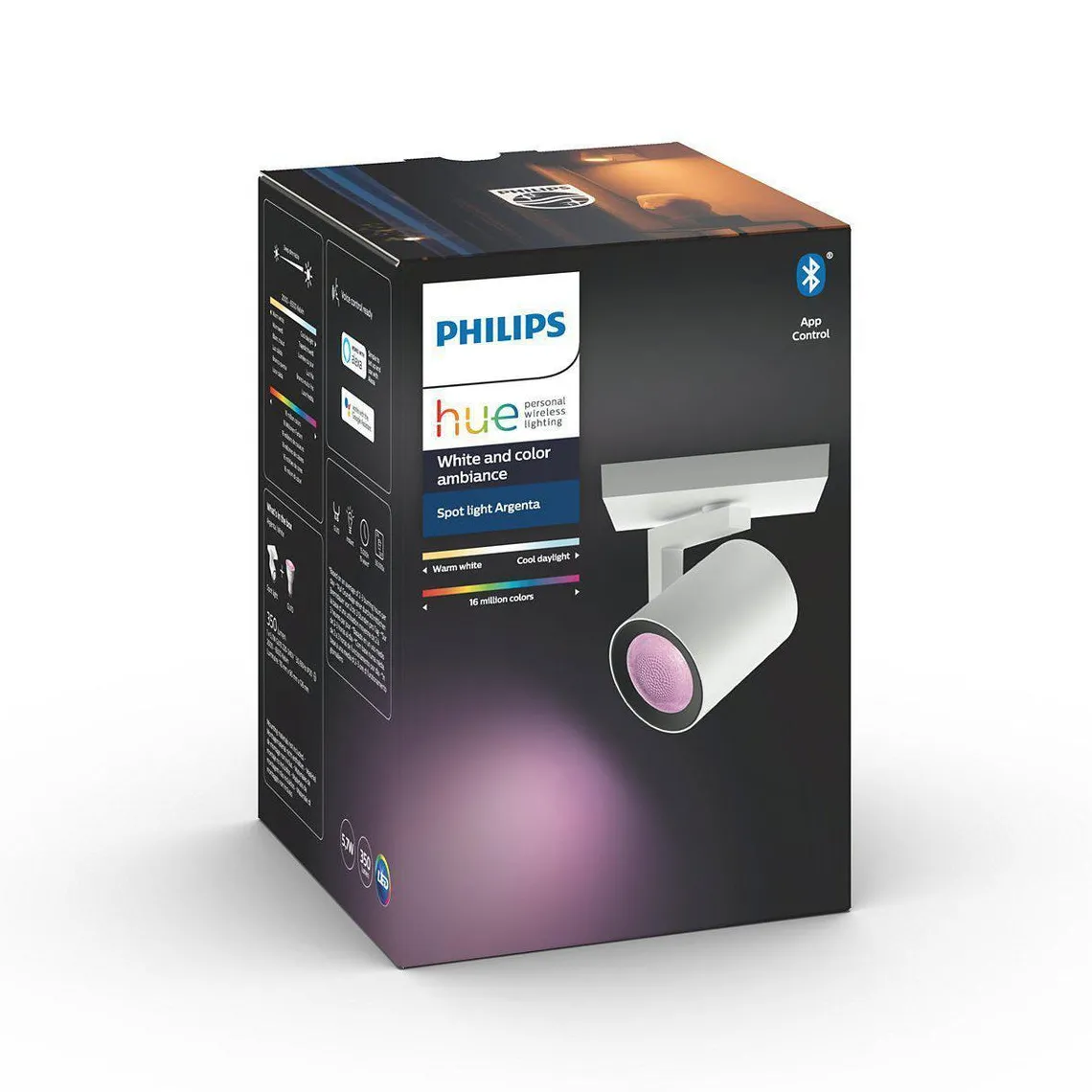 Philips Hue Argenta enkel spotlight white and colore ambiance
