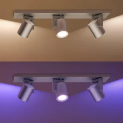 Philips Hue Argenta 3 lys spotlight white and colore ambiance