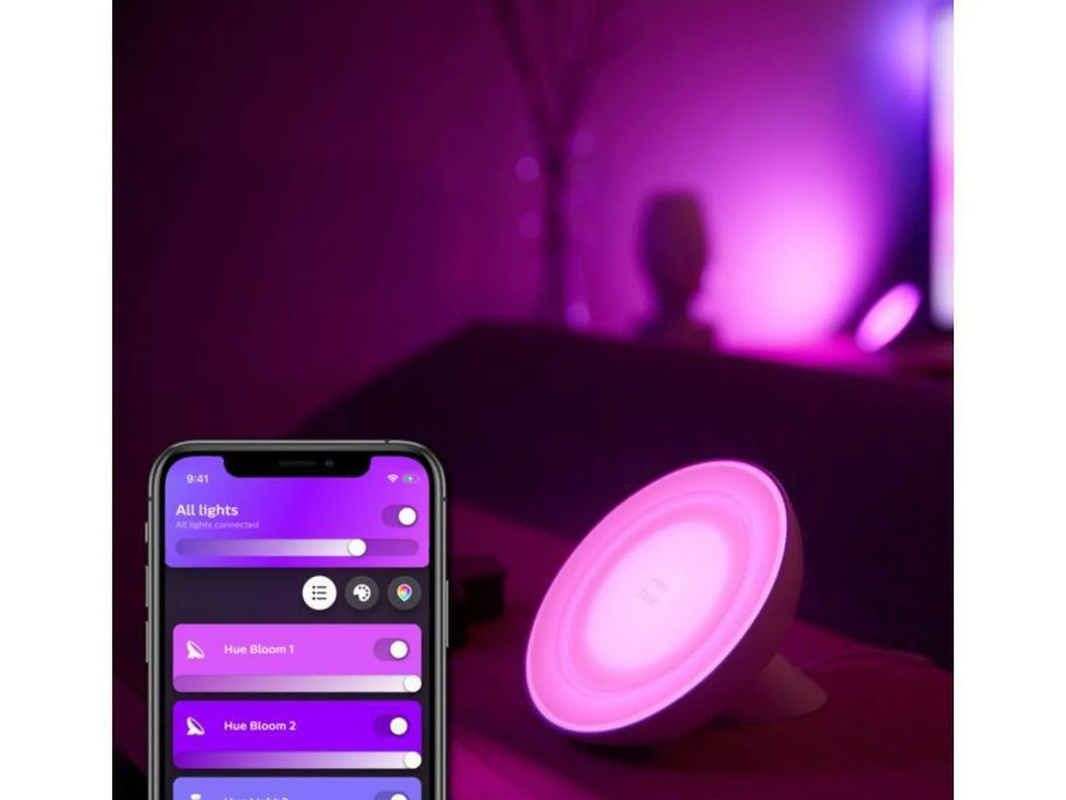 Philips Hue Bloom bordlampe white and color ambiance