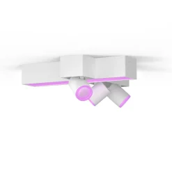 Philips Hue Centris taklampe med 3 spotlys White and colore ambiance - Hvit