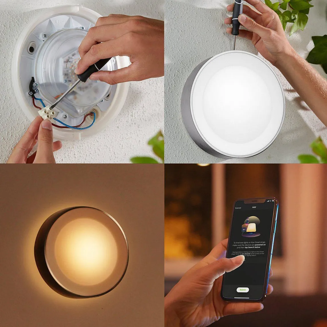 Philips Hue Daylo vegglampe utendørs white and color ambiance