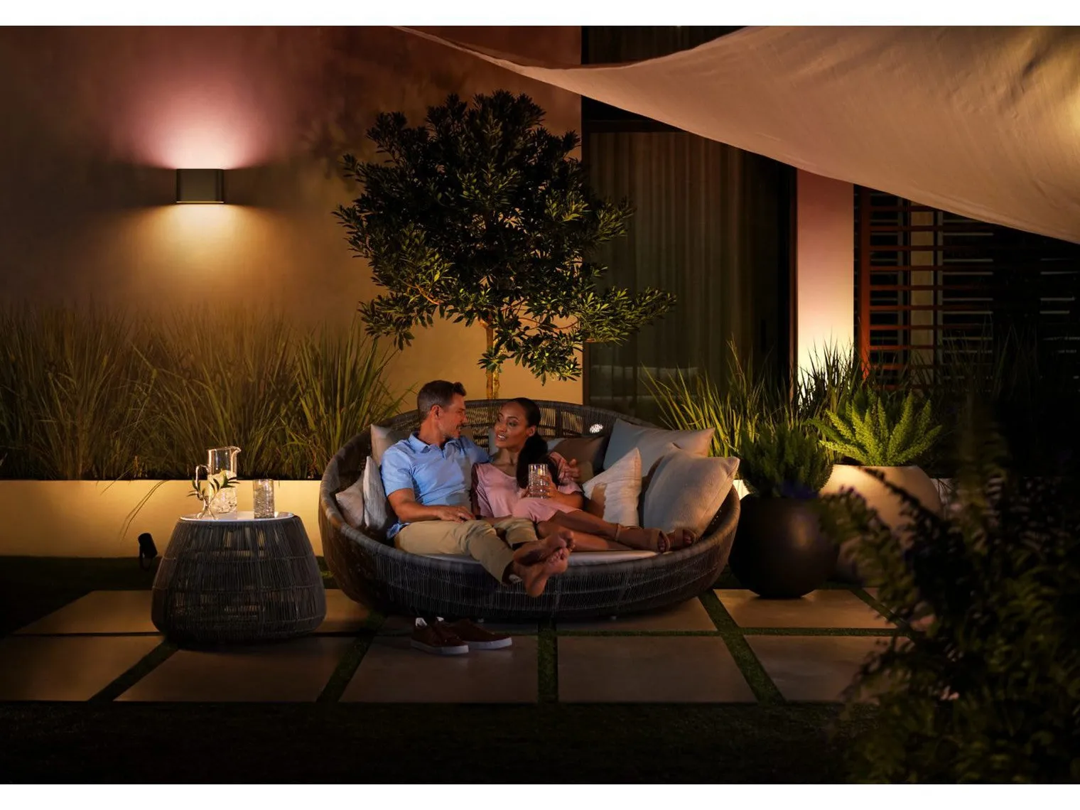 Philips Hue Dymera vegglampe utendørs IP44 - Hvitt og farget lys