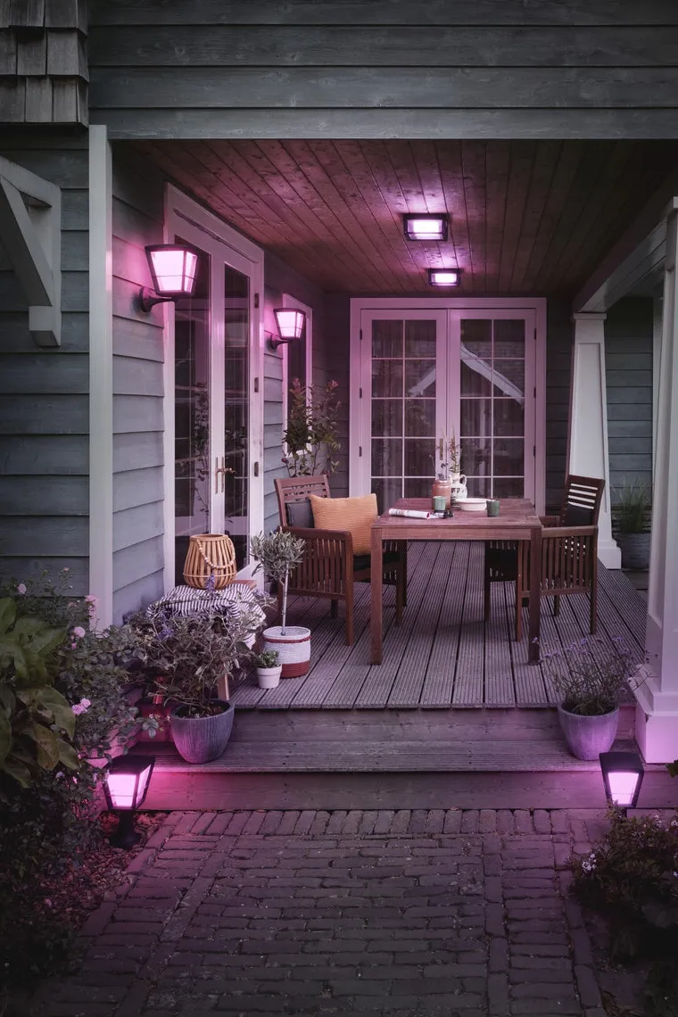 Philips Hue Econic utendørs vegg 2 white ambiance & color luminairs