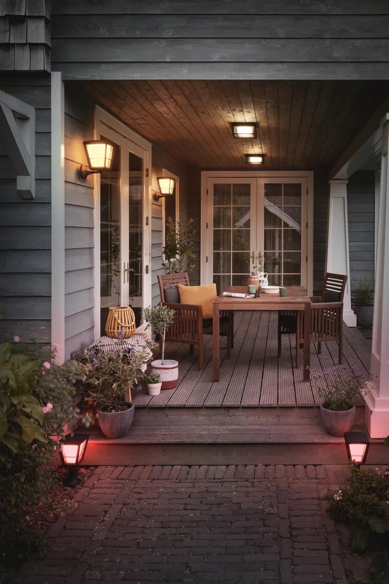 Philips Hue Econic utendørs vegg 2 white ambiance & color luminairs