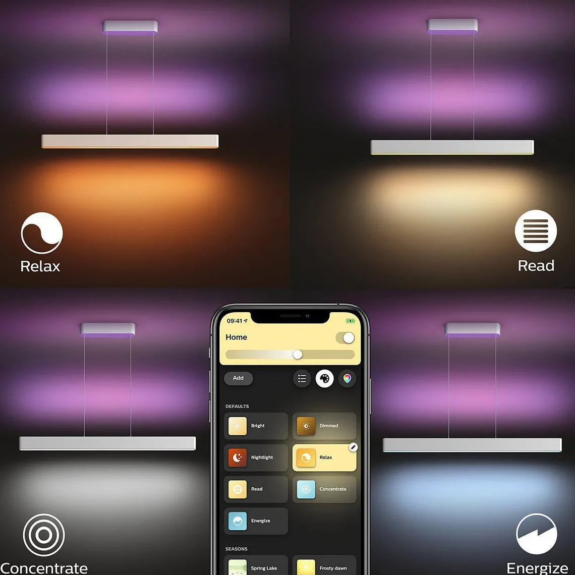 Philips Hue Ensis takpendel white and colore bluetooth