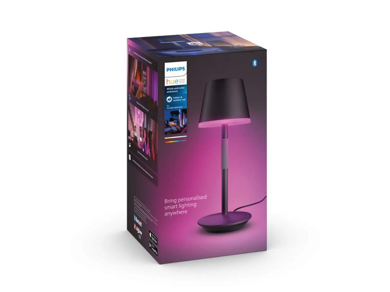 Philips Hue Go bærbar bordlampe oppladbar