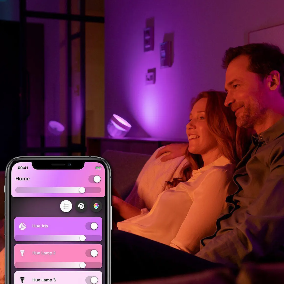 Philips Hue Iris bordlampe white and color ambiance