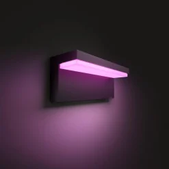 Philips Hue Nyro vegglampe utendørs white and color ambiance - Svart