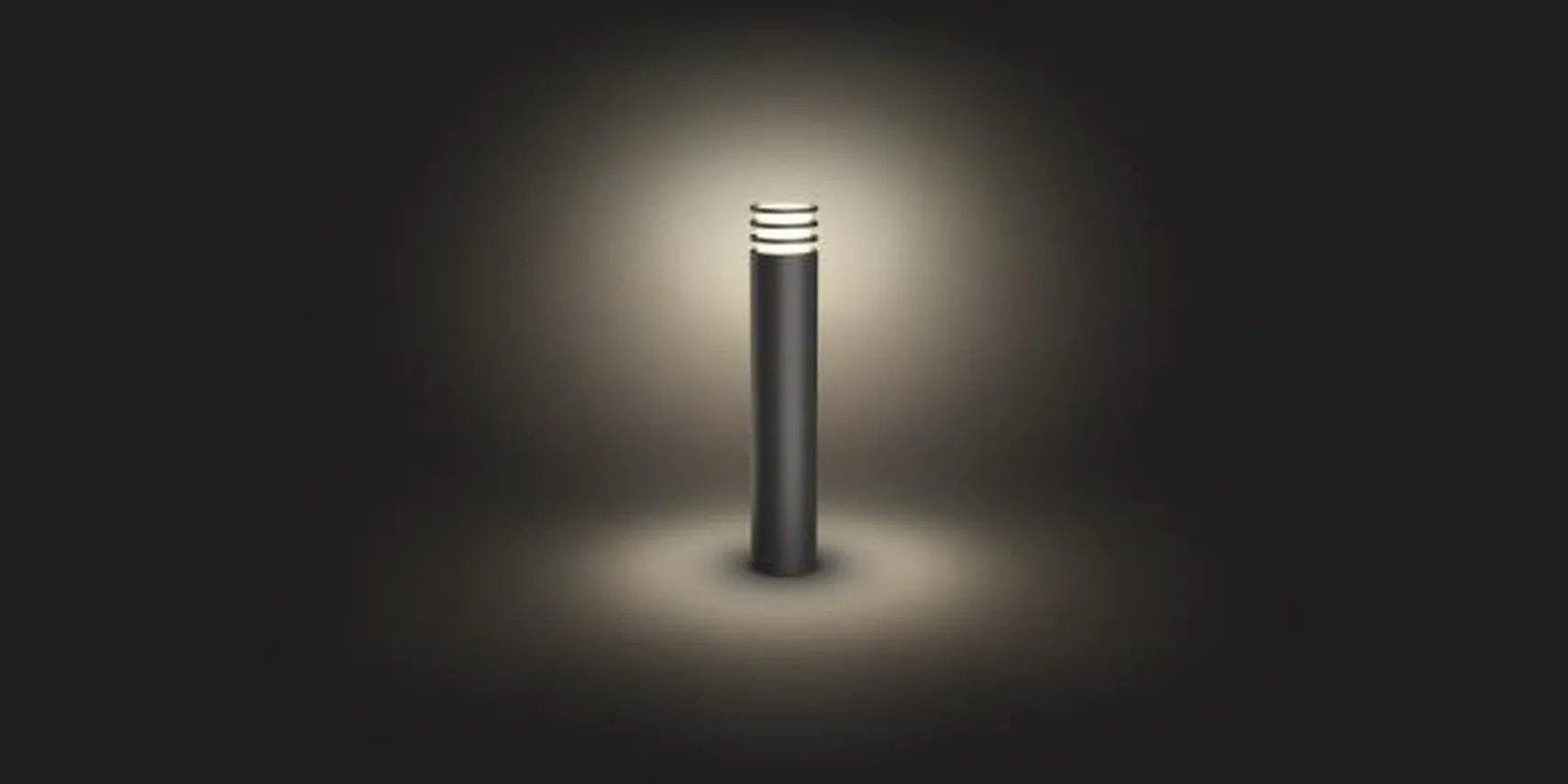 Philips Hue Outdoor Lucca pullert, antrasitt