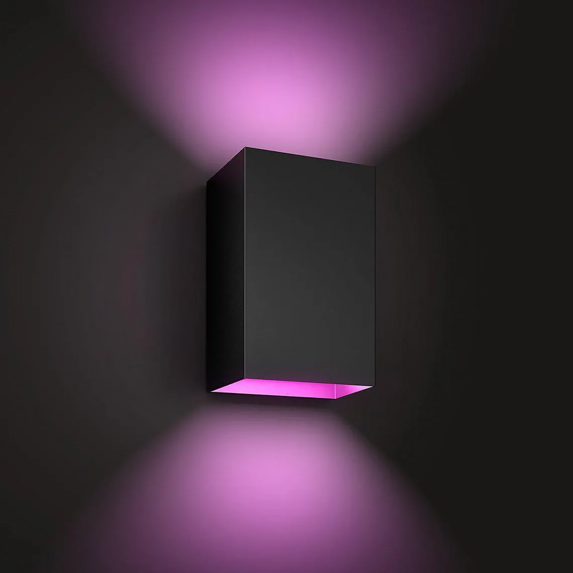 Philips Hue Outdoor Resonate Vegglampe - Svart