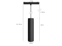Philips Hue smart Perifo spotskinne 3 pendler 1,5 meter Hue White Color Ambiance