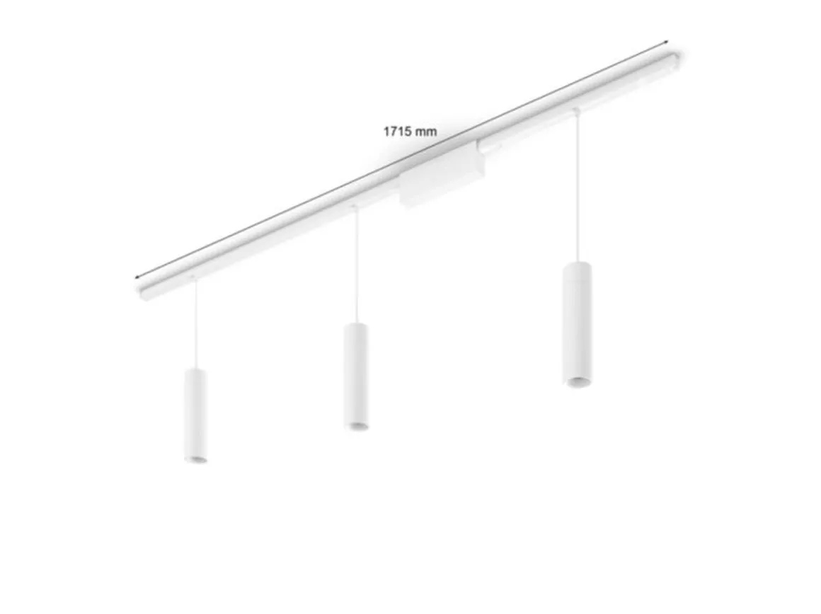 Philips Hue smart Perifo spotskinne 3 pendler 1,5 meter Hue White Color Ambiance