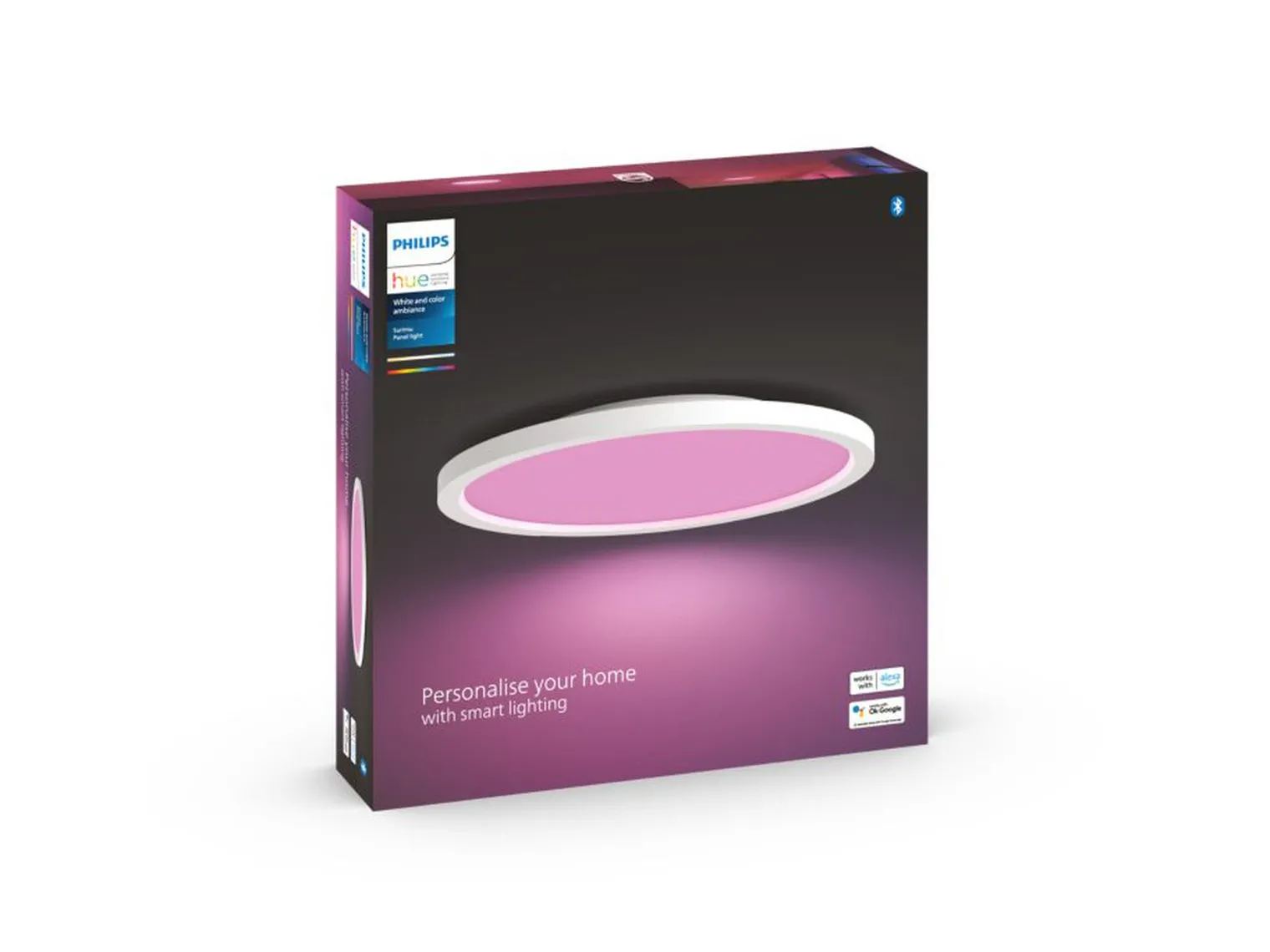 Philips Hue Surimu rund taklampe 40W 2200-6500K Hue White Color Ambiance - Hvit