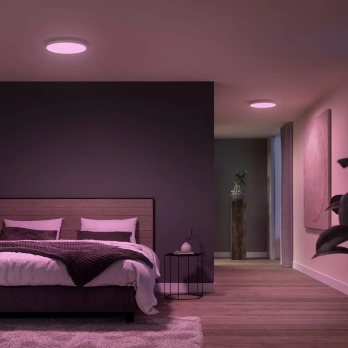 Philips Hue Surimu rund taklampe 40W 2200-6500K Hue White Color Ambiance - Hvit