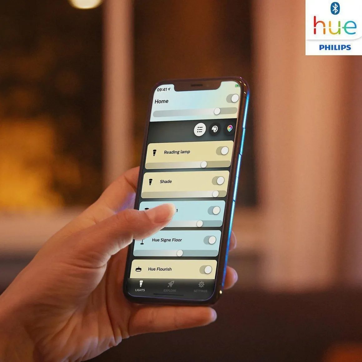 Philips Hue Welness bordlampe white ambiance