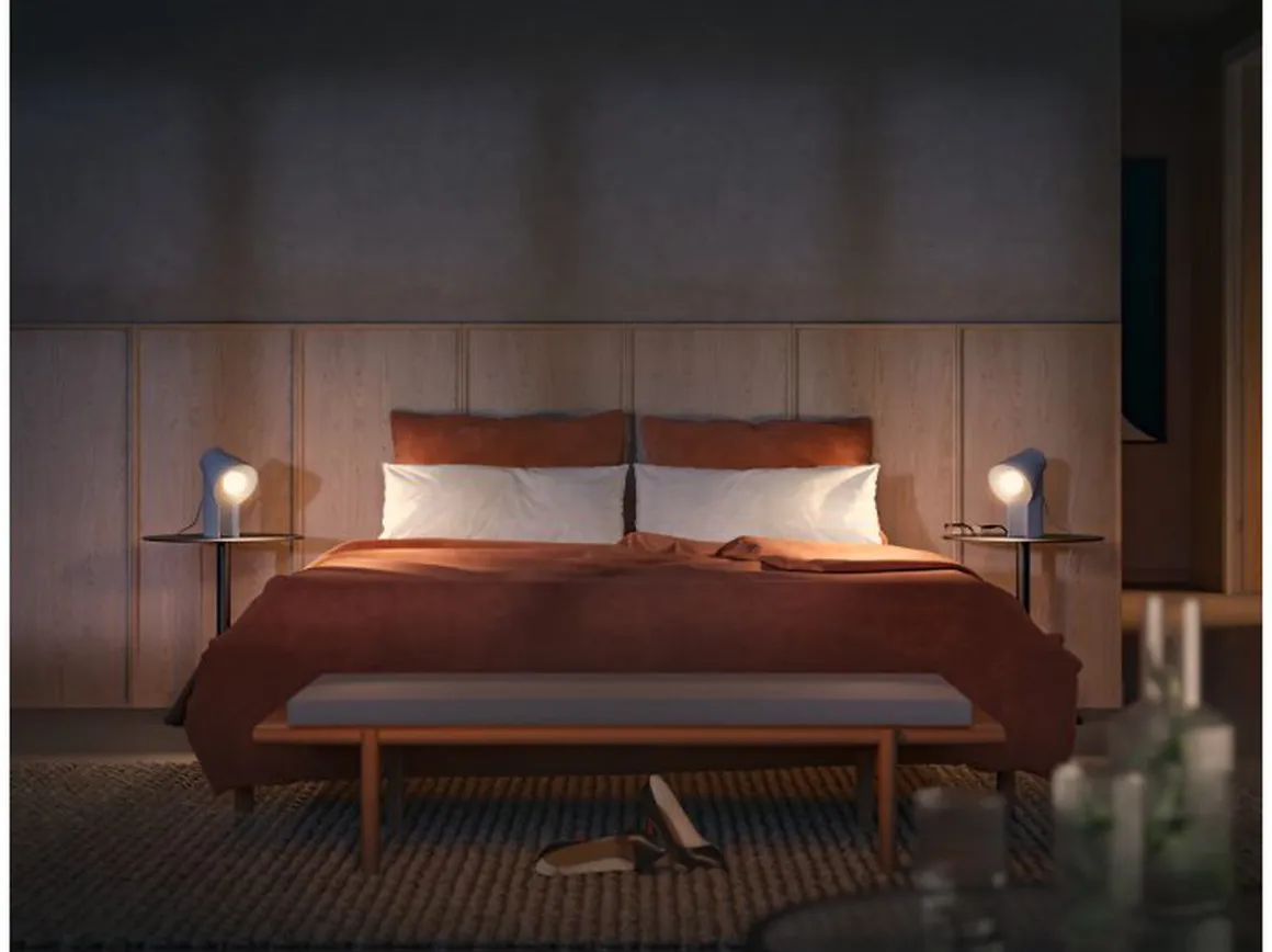 Philips Hue white LED 8W E27 A60 2200-6500 Kelvin - 60 mm - 2 pakning