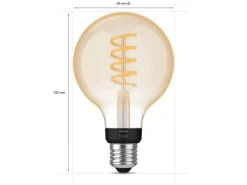 Philips Hue white LED 7W E27 G93 2200-4500 Kelvin - 95 mm