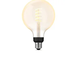 Philips Hue white LED 7W E27 G125 2200-4500 Kelvin - 125 mm