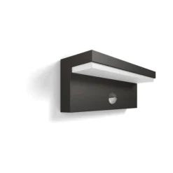 Philips myGarden Bustan vegglampe utendørs IP44 2x4,5W LED m/bevegelses sensor IR - Antrasitt