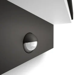 Philips myGarden Bustan vegglampe utendørs IP44 2x4,5W LED m/bevegelses sensor IR - Antrasitt