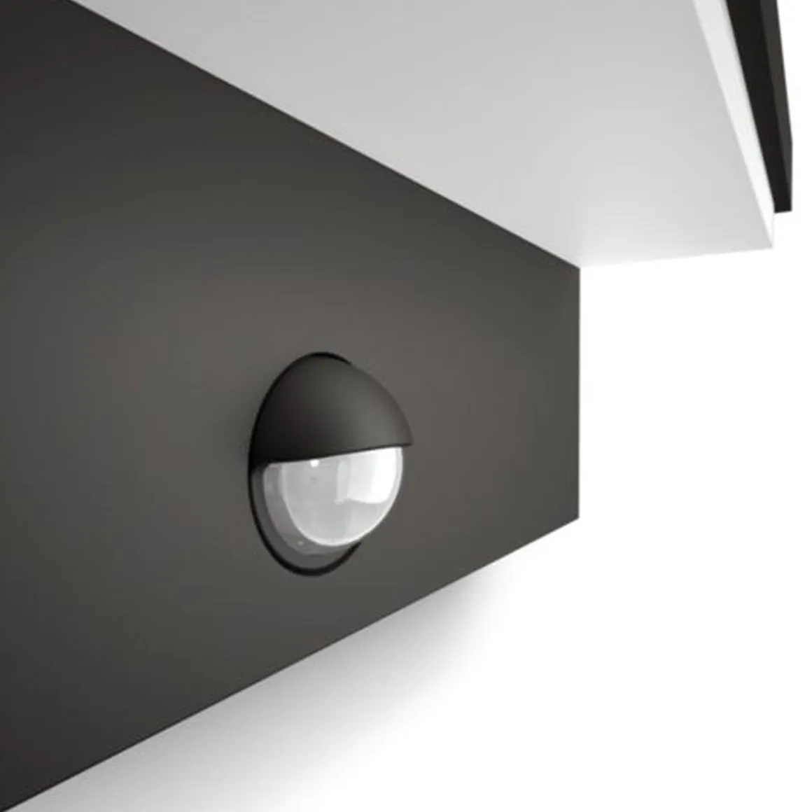 Philips myGarden Bustan vegglampe utendørs IP44 2x4,5W LED m/bevegelses sensor IR - Antrasitt