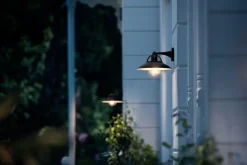 Philips myGarden Cormorant vegglampe utendørs IP44 - Svart