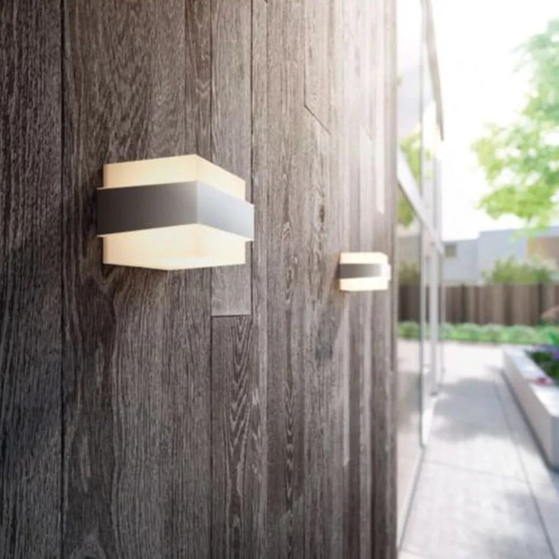 Philips myGarden Shovel vegglampe opp/ned utendørs - Rustfritt stål