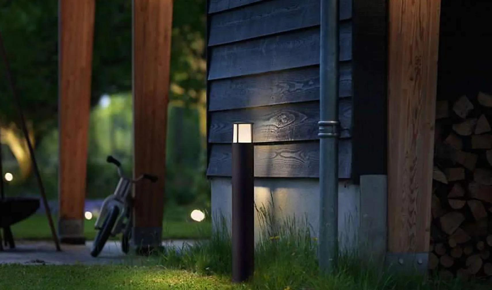 Philips myGarden Stock LED pullert, antrasitt