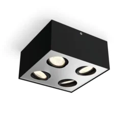 Philips myLiving 4 lys takspot 4x4,5W warmglow - Hvit