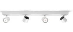 Philips Star Warmglow 4 LED-spot dimbar - Hvit