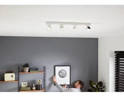Philips Star Warmglow 4 LED-spot dimbar - Hvit